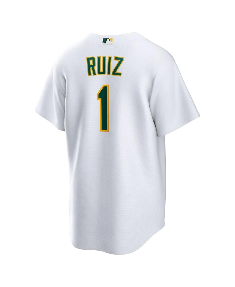 Nike Men's Esteury Ruiz White Oakland Athletics Home Replica Jersey