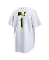 Nike Men's Esteury Ruiz White Oakland Athletics Home Replica Jersey