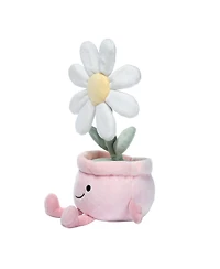 Lambs & Ivy Daisy Dreams Poseable Flower Pot Plush Stuffed Animal Toy - 11 Inch