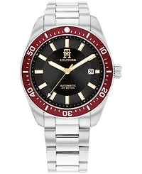 Tommy Hilfiger Men's Automatic Silver Stainless Steel Watch 40mm
