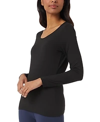 32 Degrees Women's Long-Sleeve Scoop-Neck Top