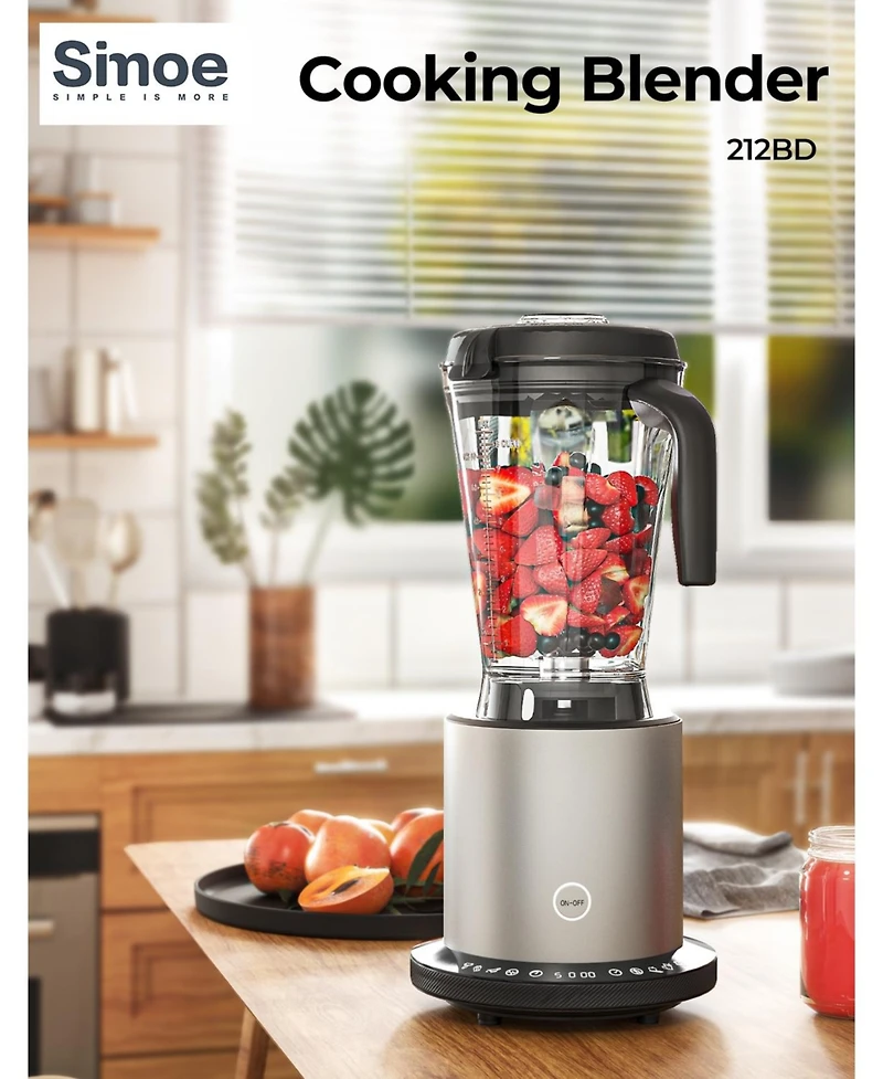 Sugift 1500W Smoothie Maker High Power Juicer and Blender with 10 Speeds