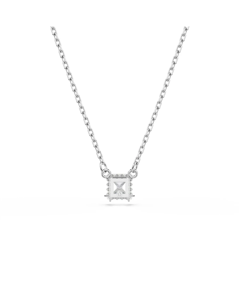 Swarovski Stilla Pendant Square Cut, White, Necklace