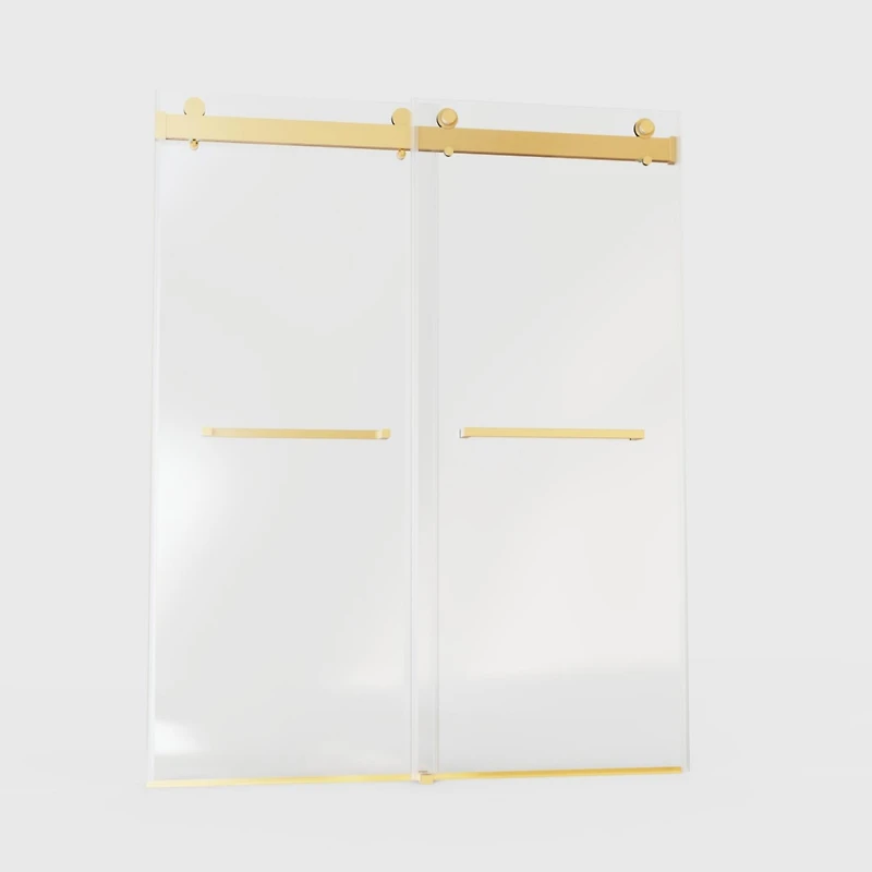 Streamdale Adjustable Semi-Frameless Sliding Shower Door
