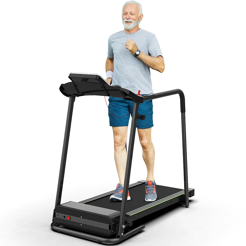 Redliro Walking Treadmill with Long Handrail for Balance, Recovery Fitness Exercise Machine Foldable for Home use