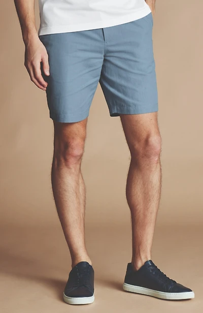 Charles Tyrwhitt Men's Cotton Linen Shorts