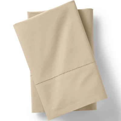Lands' End 300 Thread Count Cotton Percale Pillowcases