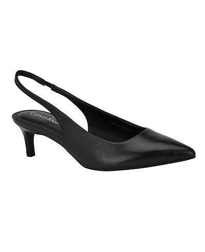 Calvin Klein Women's Dainty Slingback Kitten Heel Pumps