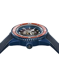 Rado Men's Swiss Automatic Captain Cook Navy Blue High-Tech Ceramic Bracelet Watch 43mm