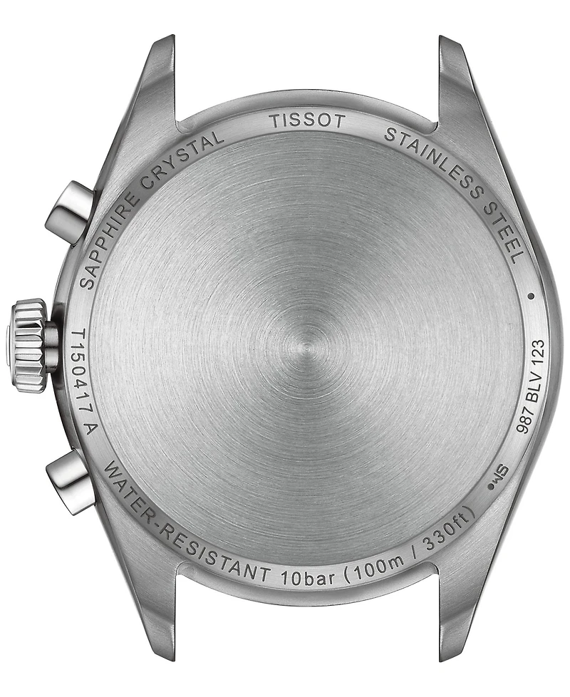 Tissot Men's Swiss Chronograph Pr 100 Stainless Steel Bracelet Watch 40mm
