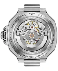 Tissot Men's Swiss Automatic T-Race Powermatic 80 Stainless Steel Bracelet Watch 41mm