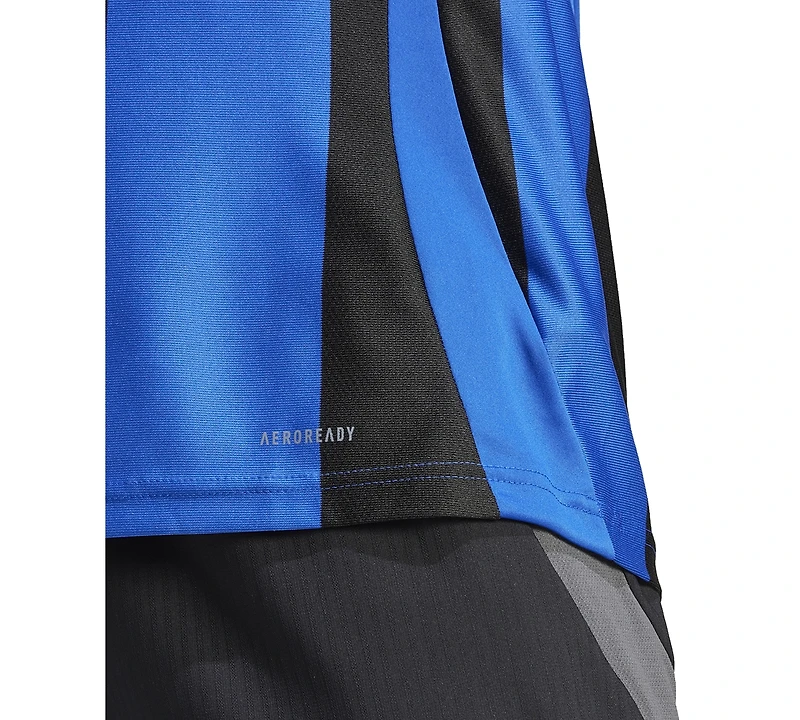 adidas Men's Stripe Logo Jersey T-Shirt