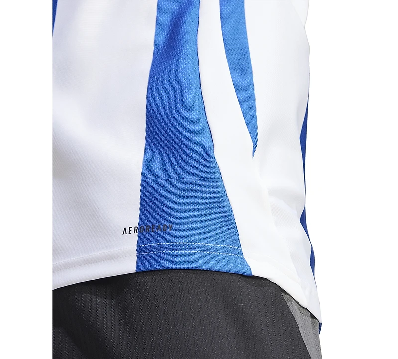 adidas Men's Stripe Logo Jersey T-Shirt