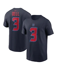 Nike Men's Tank Dell Navy Houston Texans Name Number T-Shirt