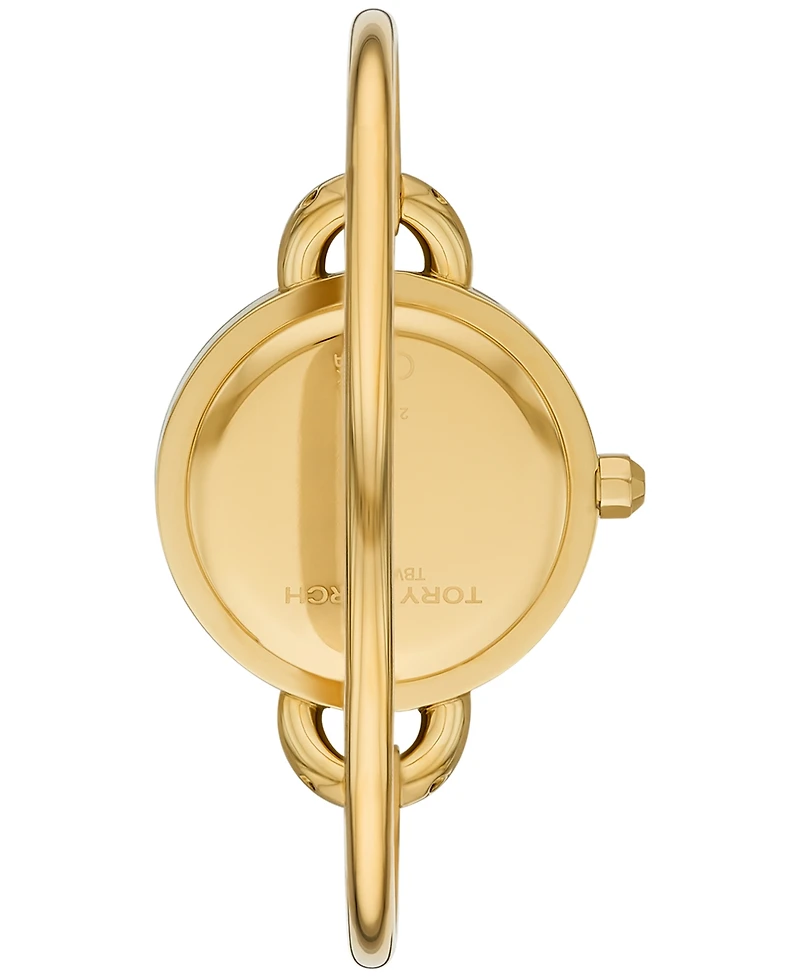 Tory Burch Women's The Miller Gold-Tone Stainless Steel Bangle Bracelet Watch 27mm Set