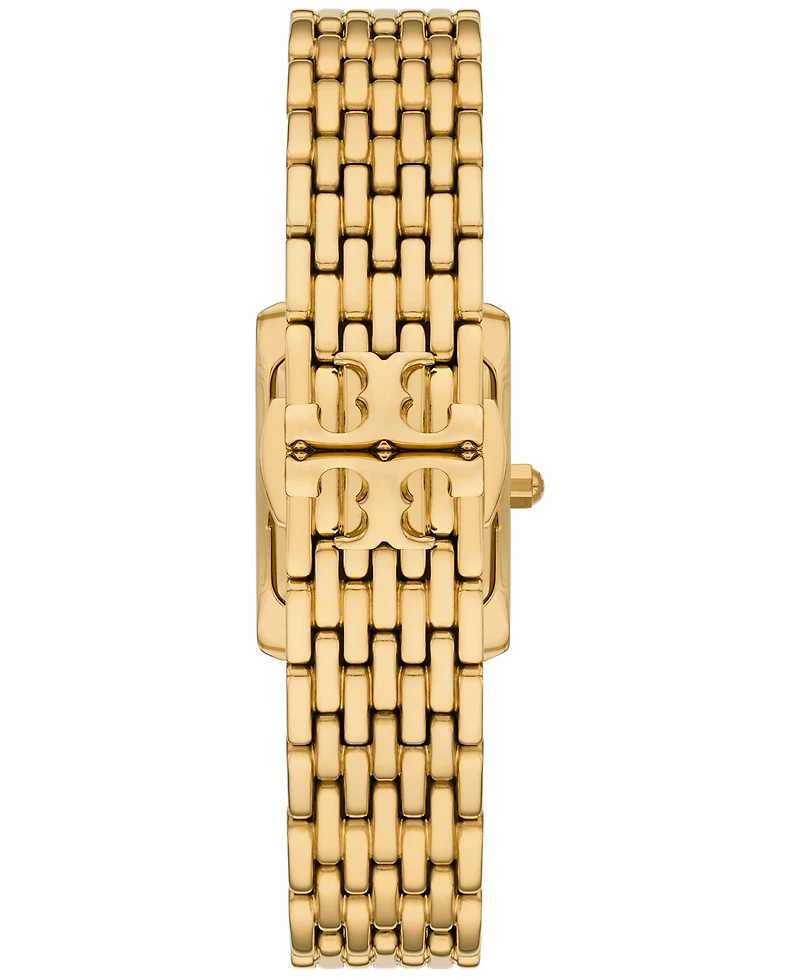 Tory Burch Women's The Eleanor Quartz Gold-Tone Stainless Steel Bracelet Watch 19mm