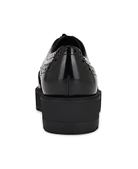 Nine West Women's Resttin Wingtip Platform Oxfords