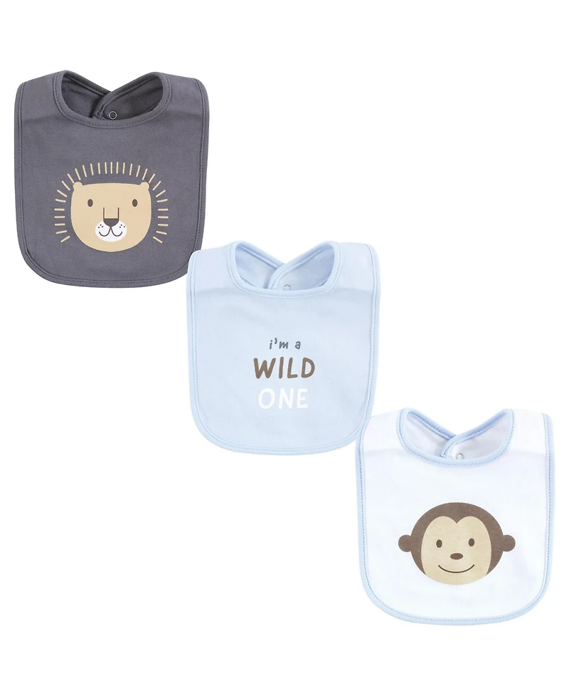 Hudson Baby Baby Boys Hudson Caps or Headbands, Bibs, Mittens and Socks 12pc Set