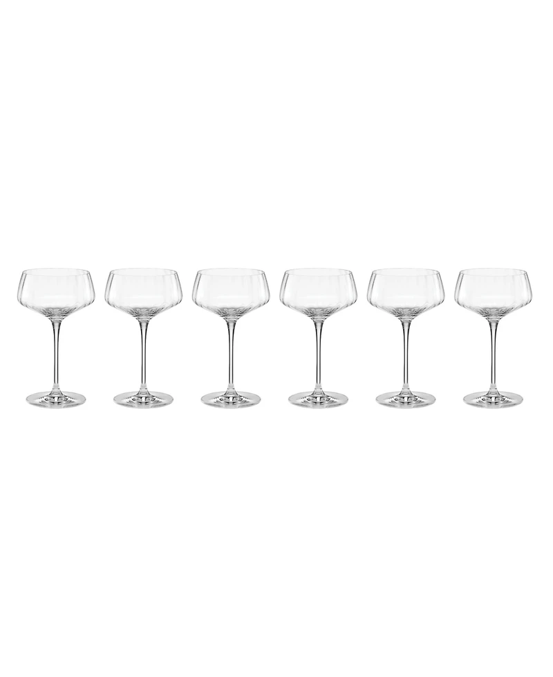 Lenox Tuscany Classics Angled Optic Coupes, Set Of 6