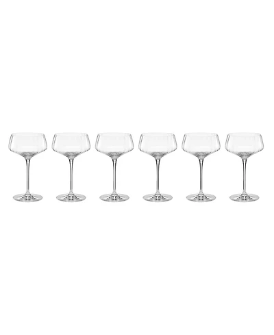 Lenox Tuscany Classics Angled Optic Coupes, Set Of 6
