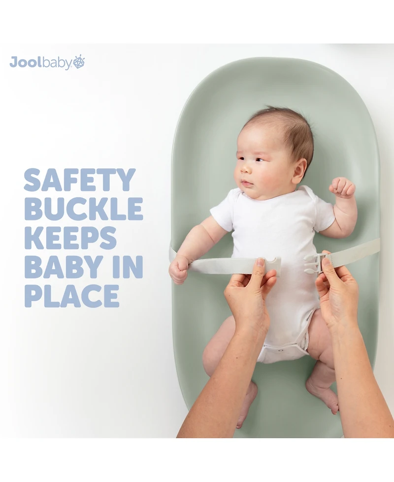 Jool Baby Waterproof Baby Changing Pad - Easy to Clean, Lightweight & Portable - Large Foam Cushion for Comfort