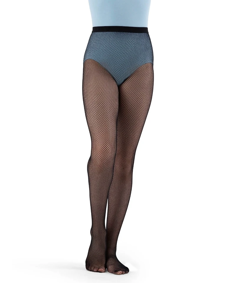 Capezio Girls Classic Fishnet Tight w/ Seams
