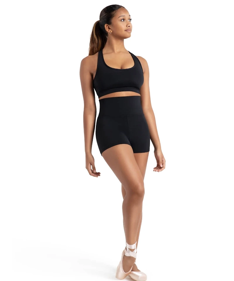 Capezio Women's High Waisted Shorts