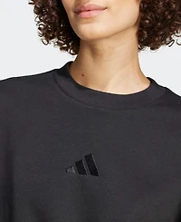Adidas Women's All Szn Loose Fit Fleece Sweatshirt