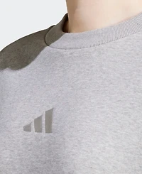 Adidas Women's All Szn Loose Fit Fleece Sweatshirt