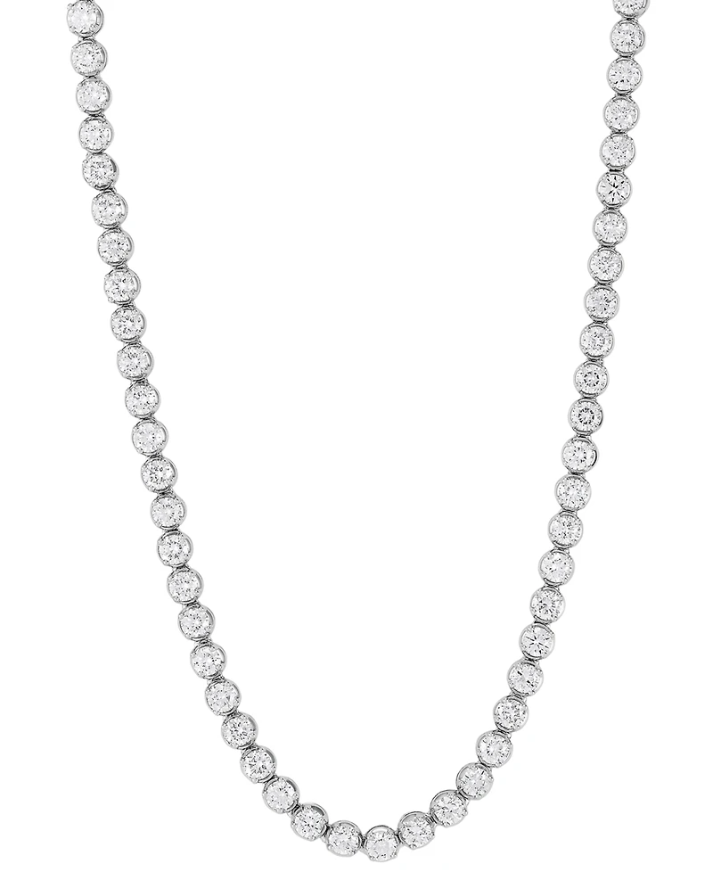 Grown With Love Lab Grown Diamond 18" Tennis Necklace (10 ct. t.w.) in 14k White or Yellow Gold