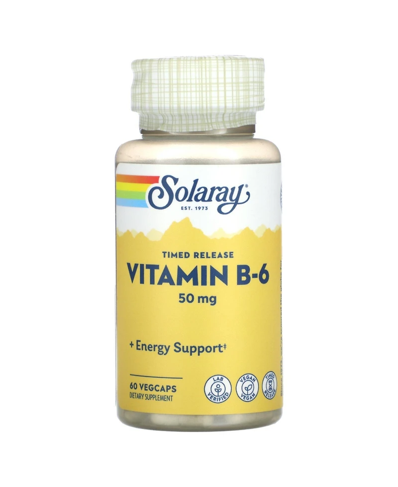 Solaray Timed Release Vitamin B-6 50 mg