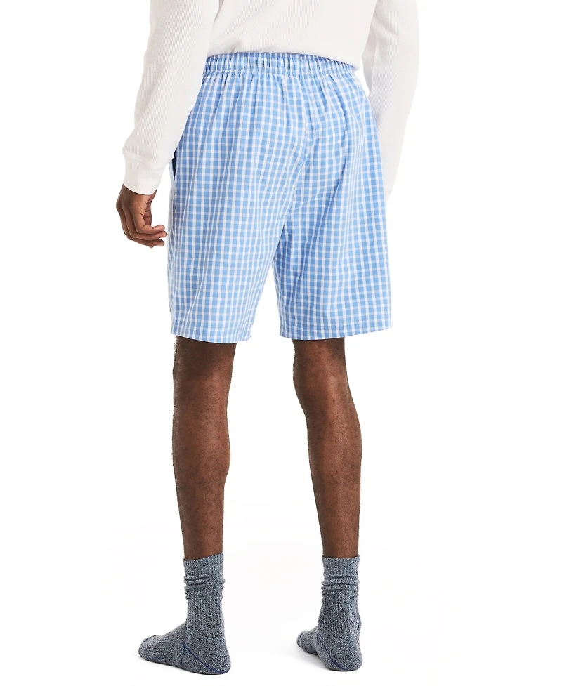 Nautica Men's Plaid Poplin Pajama Shorts