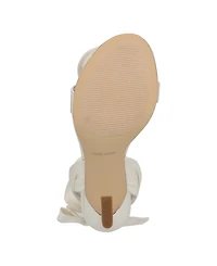 Nine West Women's Krave Bridal Tapered Heel Dress Sandals