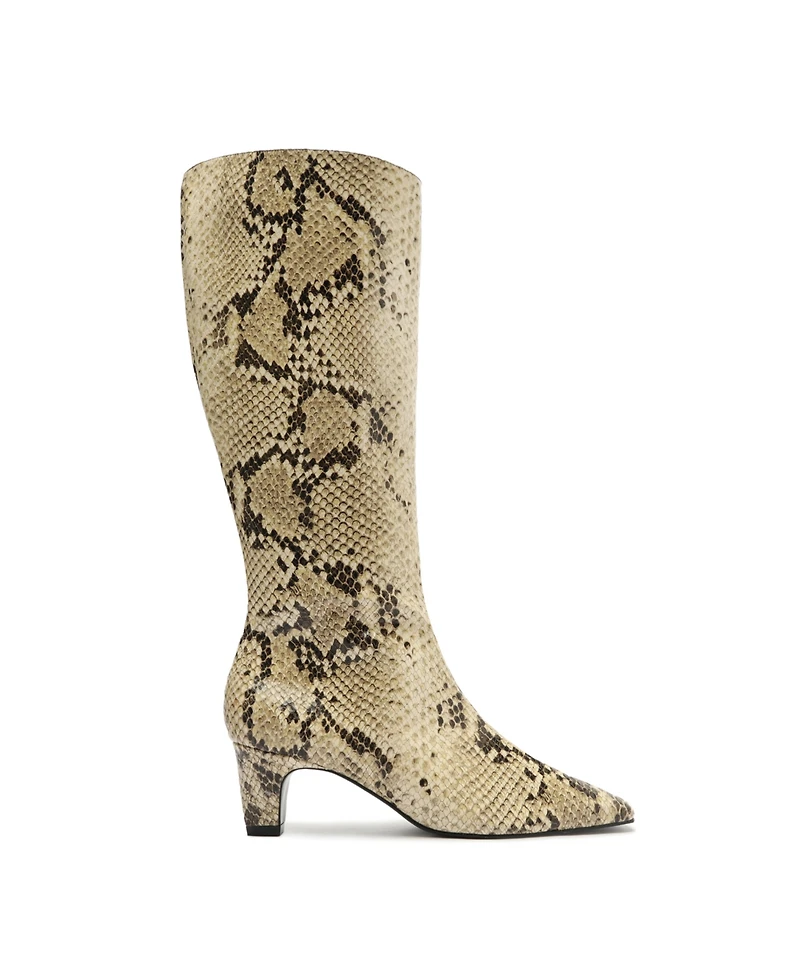 Schutz Women's Dellia Up Knee High Square Toe Boots