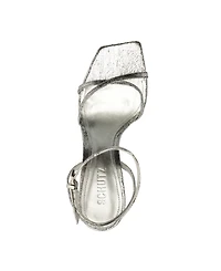 Schutz Women's Eva Square Toe Stiletto Sandals