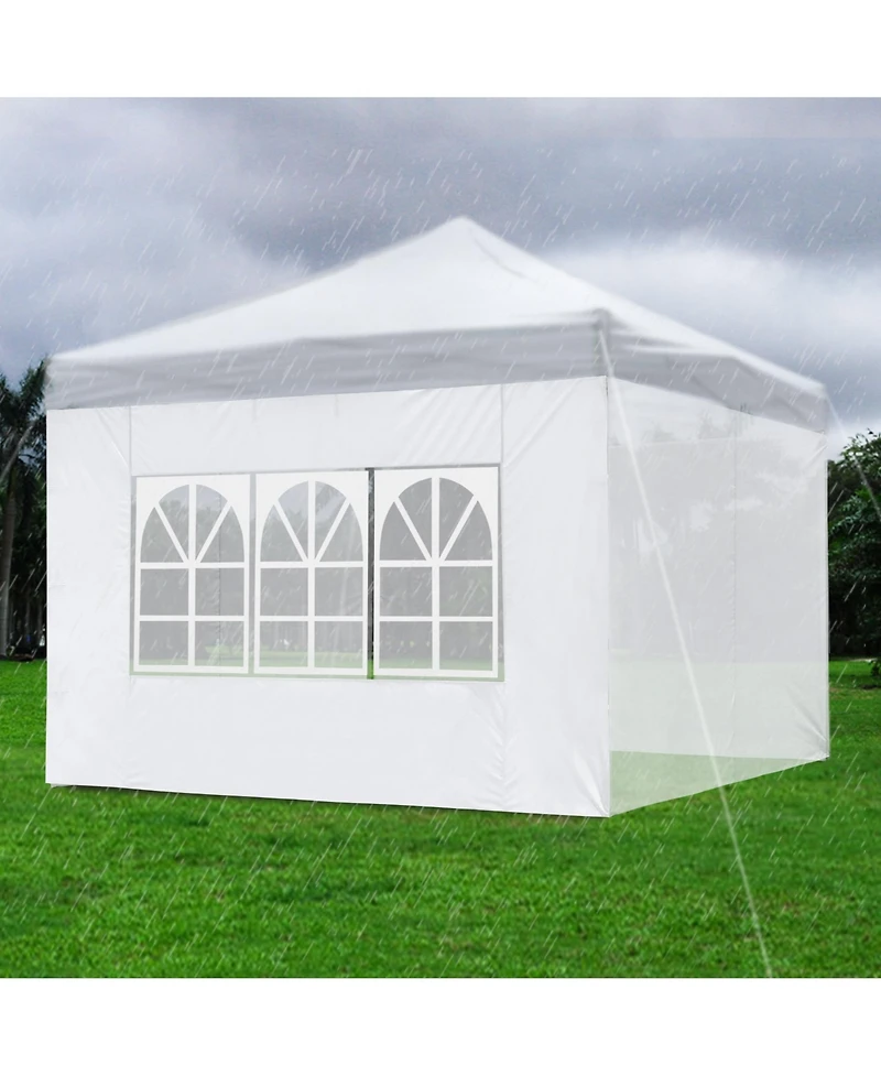 InstaHibit Universal Window Sidewall UV30+ Fits 10x10ft Canopy Gazebo 1 Piece