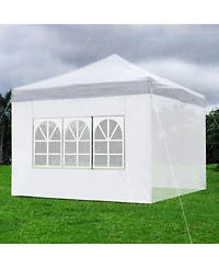 InstaHibit Universal Window Sidewall UV30+ Fits 10x10ft Canopy Gazebo 1 Piece