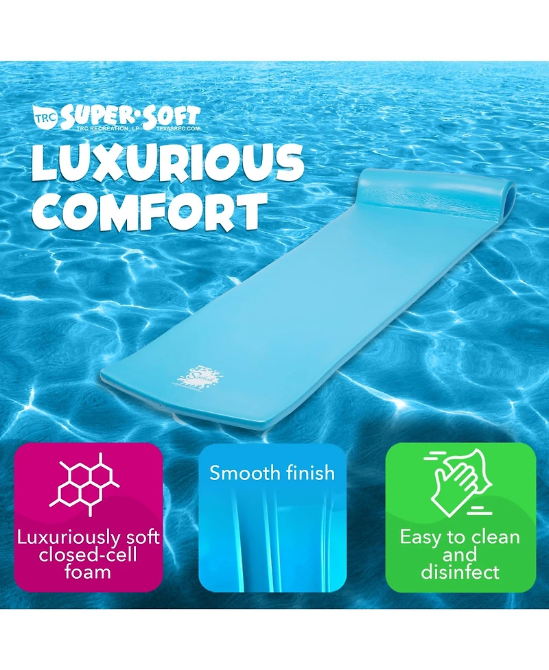 Trc Recreation Splash 1.25" Thick Foam Swimming Pool Float Mat