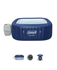 Bestway Coleman Hawaii AirJet Inflatable Hot Tub with EnergySense Cover, Blue