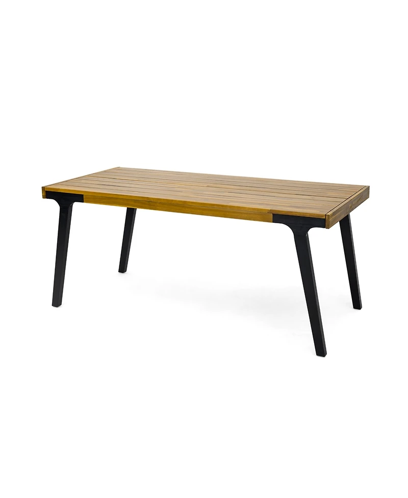 Streamdale Modern Acacia Dining Table, Seats 5