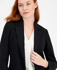 Anne Klein Women's Compression Notched Collar Blazer