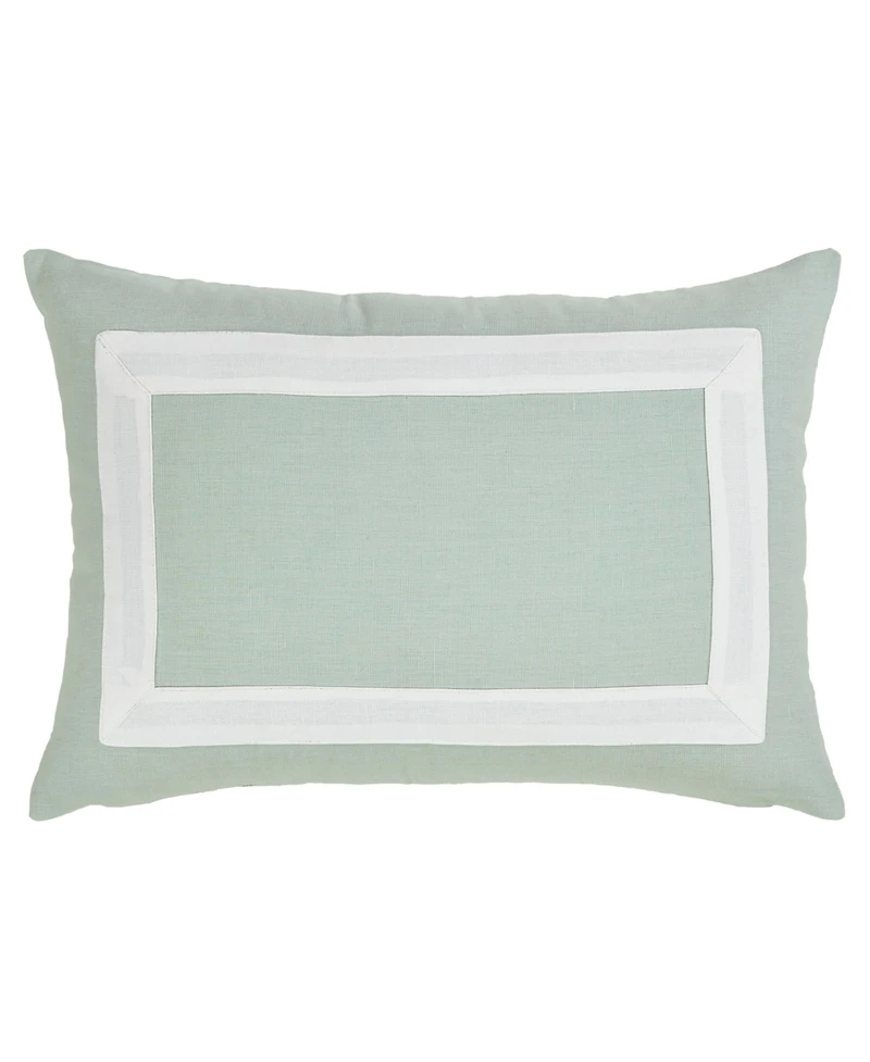 Ihi Home Linen Cotton Pillow, Mosaic White