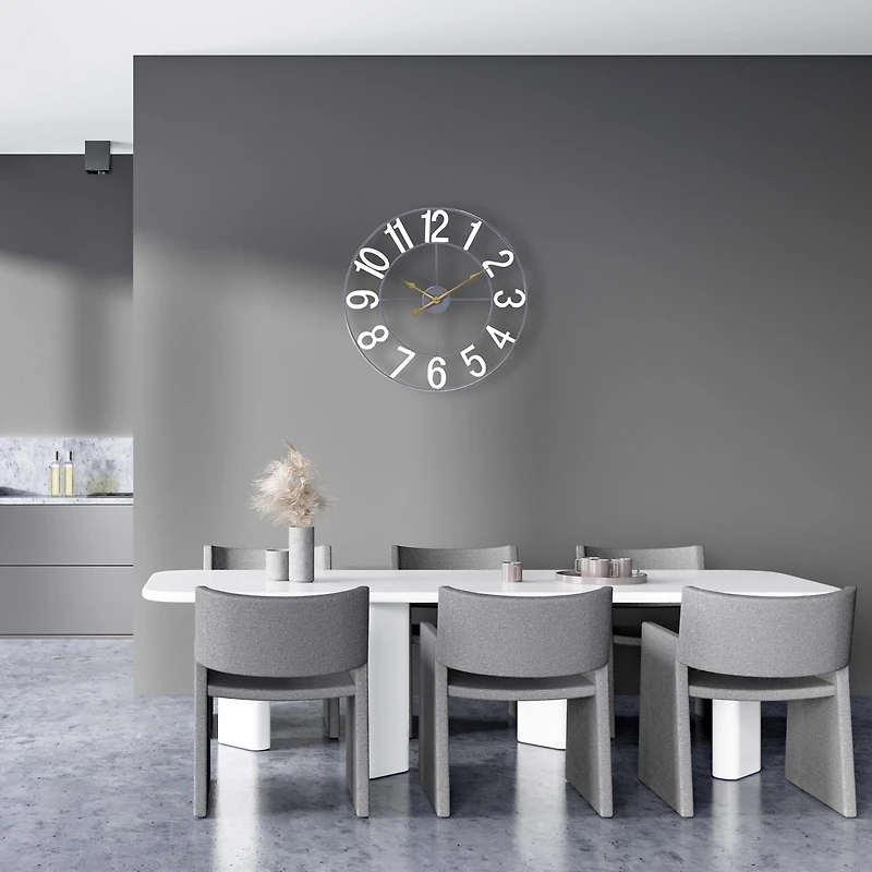 Sorbus Large Wall Clock for Living Room Decor