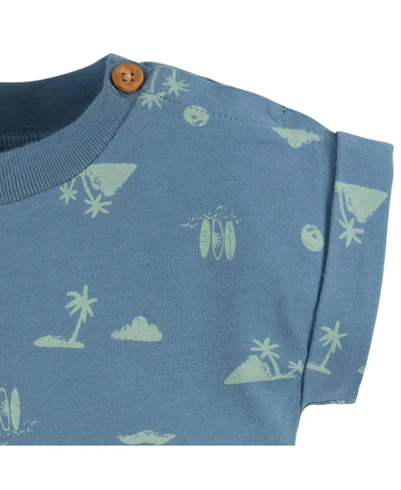 Gerber Baby Girls Short Leg and Long Leg Romper Set, 2 Pack