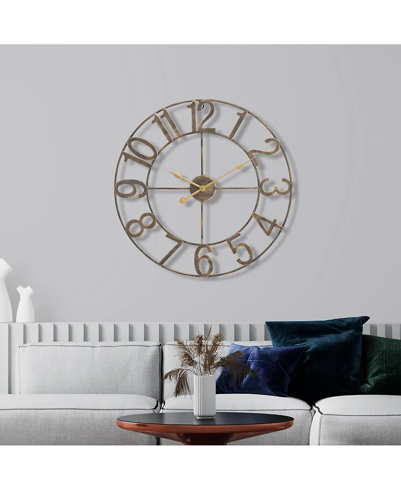 Sorbus 32 inch Large Wall Clock for Living Room Decor (White)