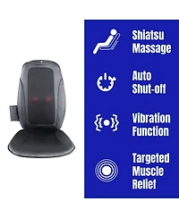 Pursonic Shiatsu Chair Massager with Vibration