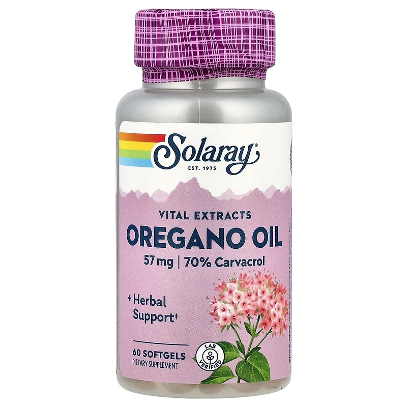 Solaray Vital Extracts Oregano Oil 57 mg