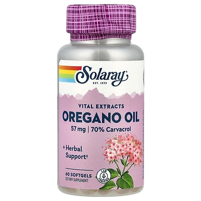 Solaray Vital Extracts Oregano Oil 57 mg
