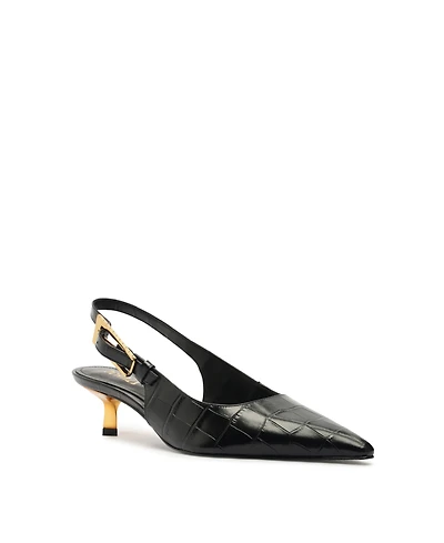Schutz Women's Ciara Slingback Kitten Heel Pumps