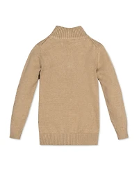 Hope & Henry Boys Organic Long Sleeve Half Zip Pullover Sweater